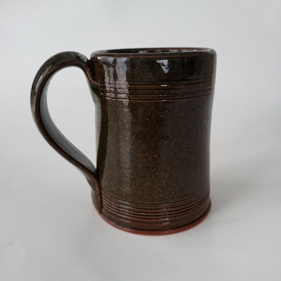 Vintage Rockdale Union Stoneware Glazed Mug RUS Elisabeth Goessling Red Clay - Picture 2 of 8